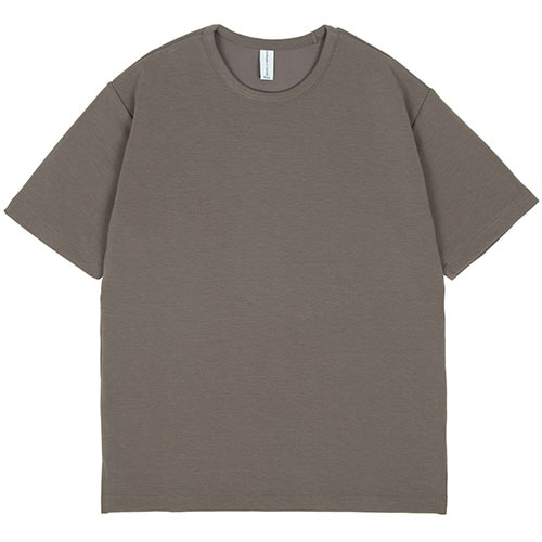 커스텀어클락 티셔츠 에센셜 릴렉스 핏 반팔 티셔츠 BROWN COOSTS146BROWN