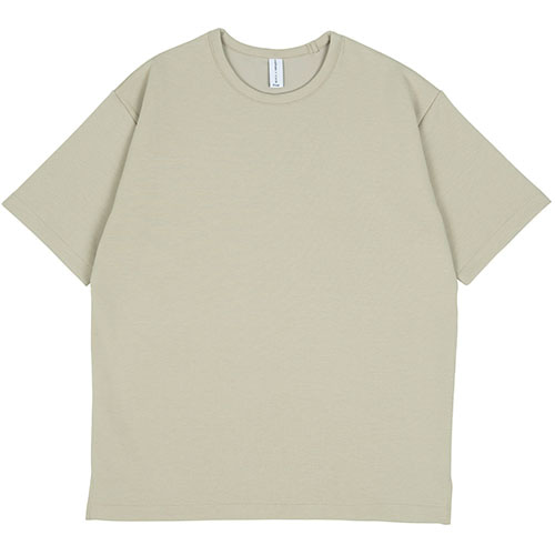 커스텀어클락 티셔츠 에센셜 릴렉스 핏 반팔 티셔츠 BEIGE COOSTS146BEIGE