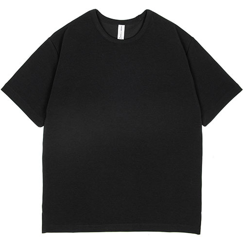 커스텀어클락 티셔츠 에센셜 릴렉스 핏 반팔 티셔츠 BLACK COOSTS146BLACK