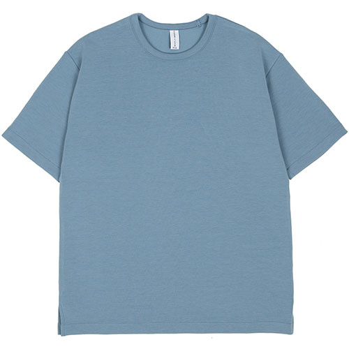 커스텀어클락 티셔츠 에센셜 릴렉스 핏 반팔 티셔츠 PASTEL BLUE COOSTS146P.BLUE