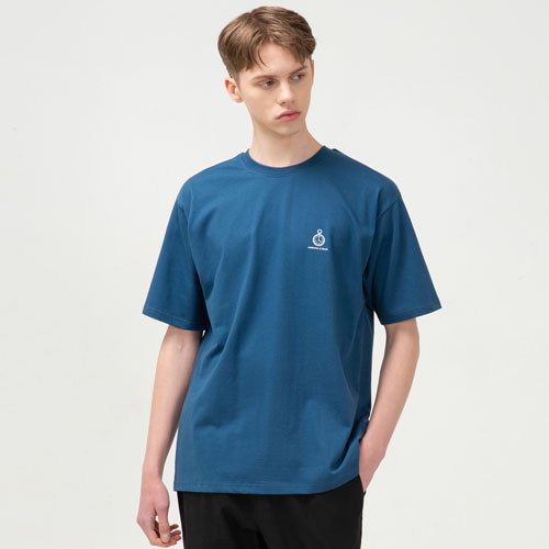커스텀어클락 티셔츠 WATCH BI SHORT 반팔 티셔츠 DARK BLUE COOSTS116D.BLUE