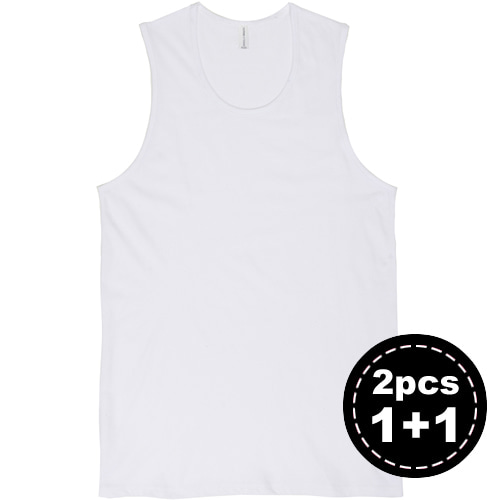 [2PACK]레이어드 슬리브리스 티셔츠 1+1 COOSTS074