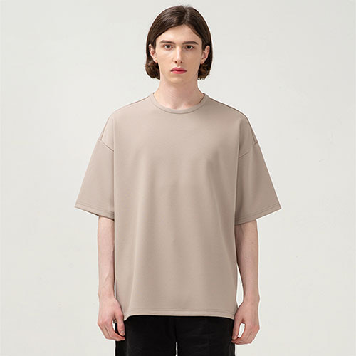 [5Day-SALE]커스텀어클락 티셔츠 에센셜 오버핏 반팔 티셔츠 BEIGE COOSTS147BEIGE