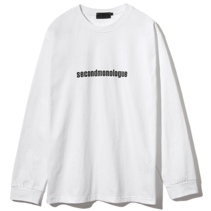 세컨모놀로그 맨투맨 SM 3L 로고 스웨트 셔츠 WHITE COOSTS180WHITE